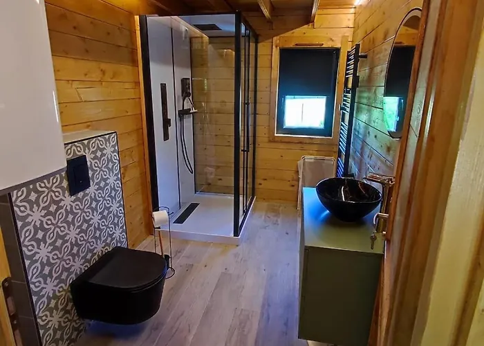 Le De Joyce Et Piscine シャレー Saint-Aubin-Des-Preaux